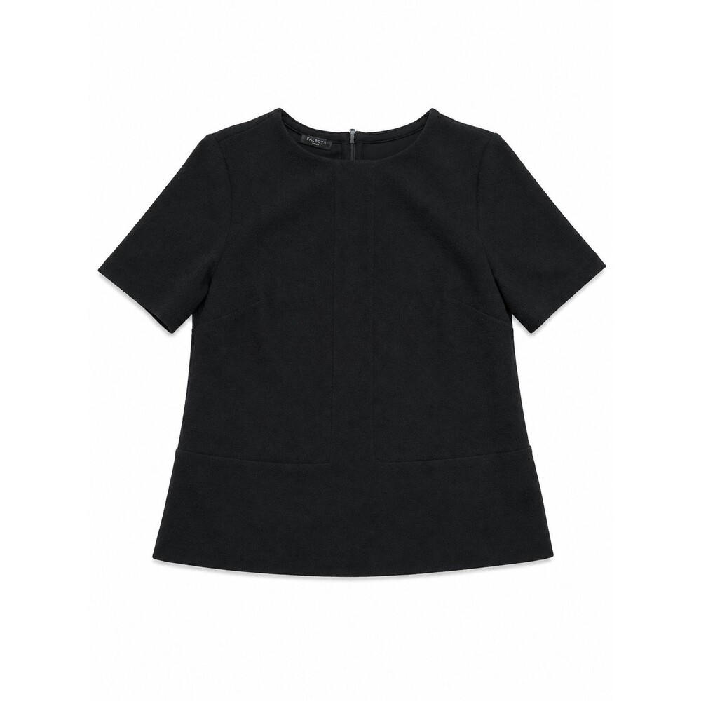 Women's Talbots Black Short Sleeve Textured Top Size SP